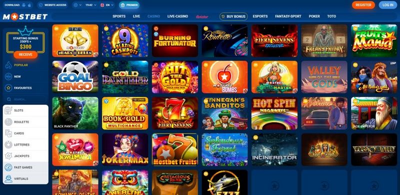 Hodnocení kasina Mostbet CZ – Ověření online herního zážitku pro české sportovce